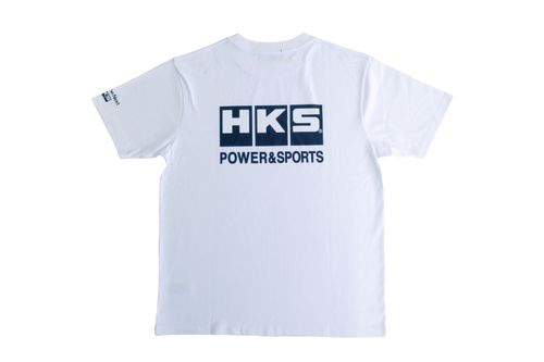 HKS T-SHIRT POWERSPORTS WHITE 3L (51007-AK641)