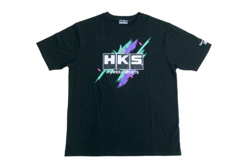 HKS T-SHIRT SUPER RACING BLACK 4L (51007-AK647)
