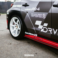 Seibon 2023+ Toyota GR Corolla MB-Style Carbon Fiber Side Skirts (SS23TYGRCOR-MB)