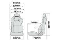 Bride Streams Cruz Reclinable Seat in Red | Armrest not included