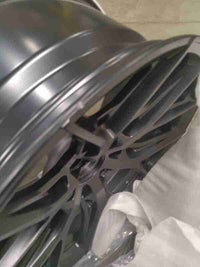 Vossen HF6-4 20x9.5 / 6x135 / ET15 / Deep Face / 87.1 - Satin Black (HF64-0F02) — Scratch & Dent