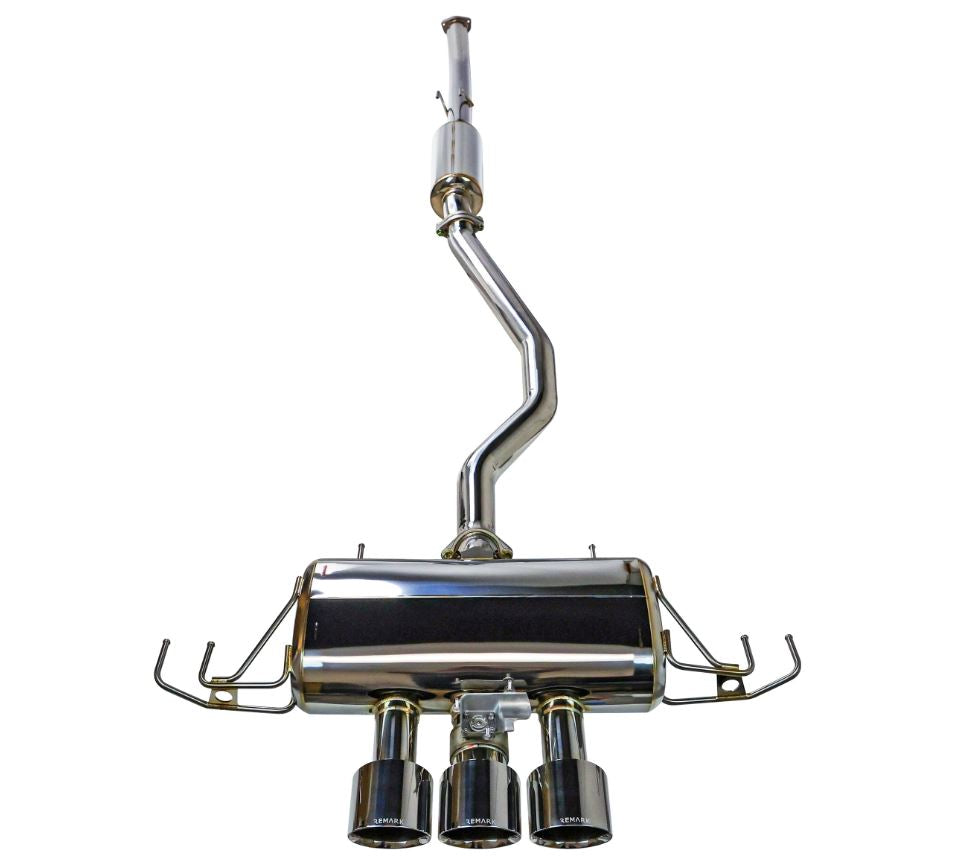 Remark 2023+ Honda Civic Type R FL5 Sports Touring Triple Tip Q-Spec Cat-Back Exhaust w/ Front Pipe (RK-C3076H-09Q)