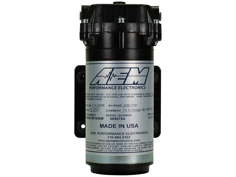 AEM Water / Methanol Injection 6-Amp Recirculation-Style Pump 200psi for One-Gallon Kit **replacemen**