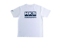 HKS T-SHIRT POWERSPORTS WHITE M (51007-AK638)