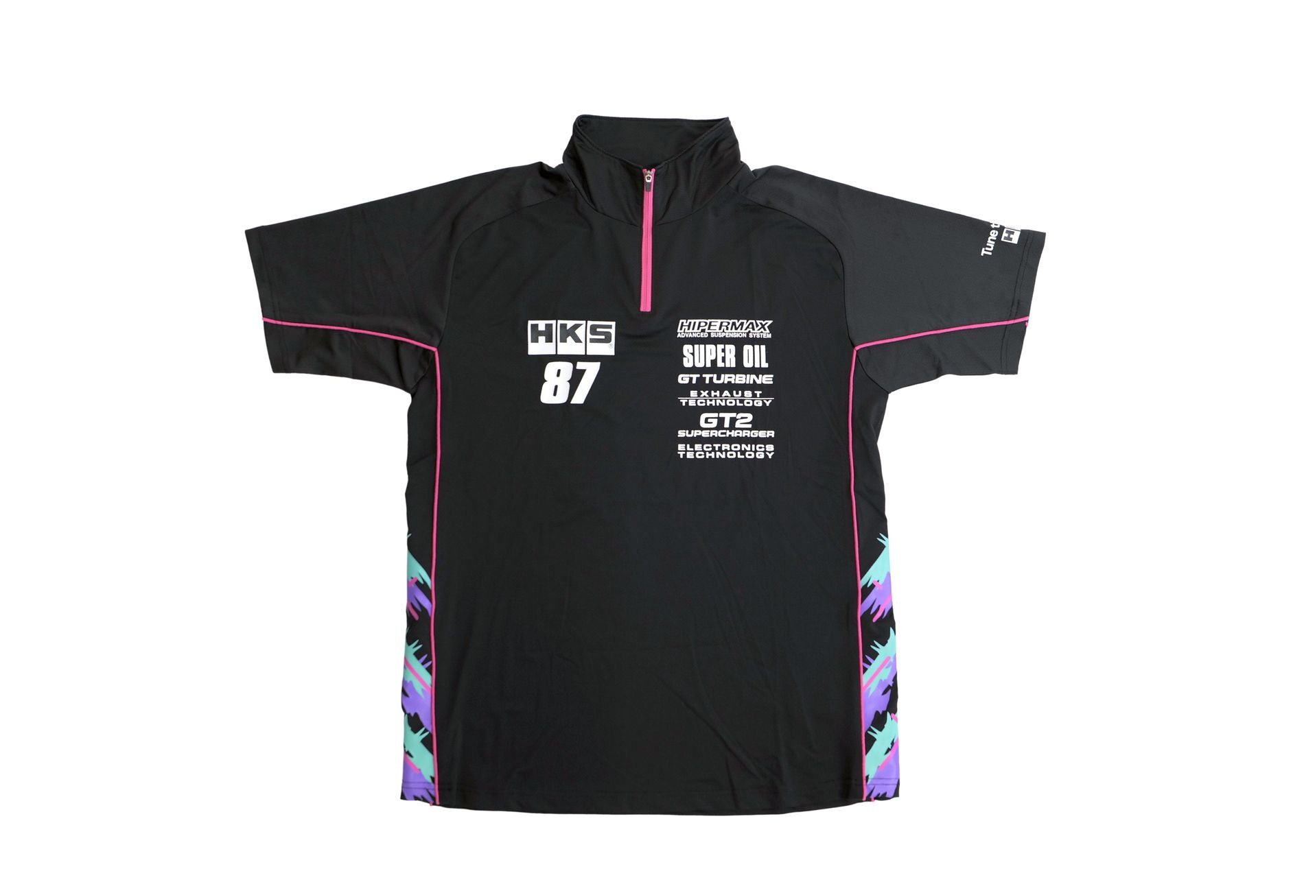 HKS TEAM HALF ZIP POLO SHIRT 2025 3L (51007-AK700)