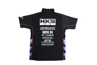 HKS TEAM HALF ZIP POLO SHIRT 2025 3L (51007-AK700)