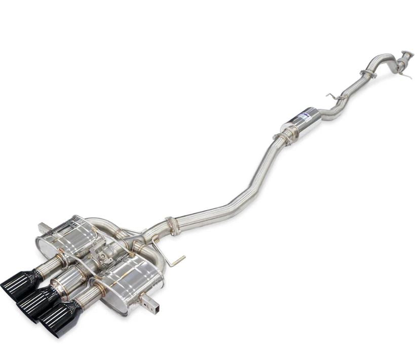 Invidia 22-25 Honda Civic Type R FL5 Q300 Black Tip Cat-back Exhaust (HS22CTRFQ33SBL)