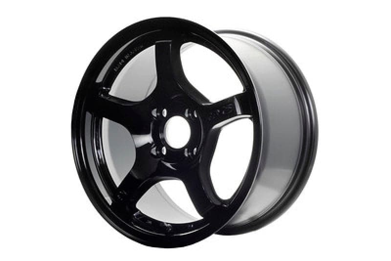 Gram Lights 57CR 18X8.5 +45 5-100 Glossy Black Wheel