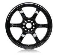 Gram Lights 57DR 18X9.5 +38 5-100 GLOSSY BLACK Wheel