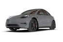 Rally Armor 20-23 Tesla Model Y Black Mud Flap - Metallic Black Logo