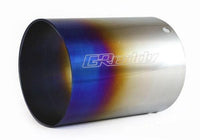 GReddy Universal Burnt Titanium Muffler Tip - 115mm Diameter 150mm Length