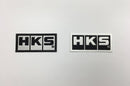 HKS PATCH HKS W105 Black and White
