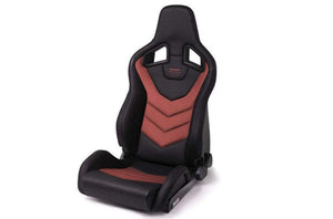 Asiento del conductor Recaro Sportster GT | Vinilo negro/Ante rojo (rec410.1GT.3164)