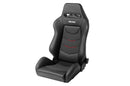 Recaro Speed V Driver Seat | Black Leather/Red Suede Accent