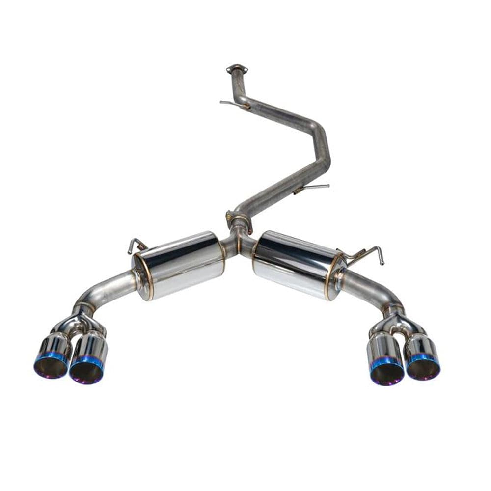 Remark 2019+ Toyota Corolla Hatchback Quad-Exit Cat-Back Exhaust Burnt Stainless Steel | RK-C4063T-01P