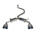 Remark 2019+ Toyota Corolla Hatchback Quad-Exit Cat-Back Exhaust Burnt Stainless Steel | RK-C4063T-01P
