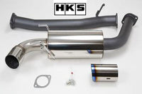 HKS Single TI-tip 75mm Hi Power Cat-back Exhaust