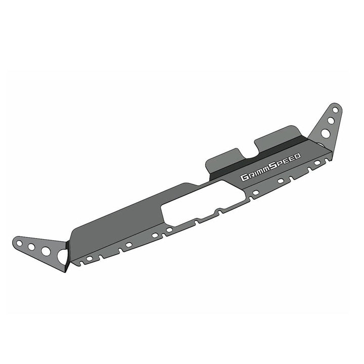 GrimmSpeed 15+ Subaru WRX/STI Radiator Shroud - Neon Green Powdercoat main image 1