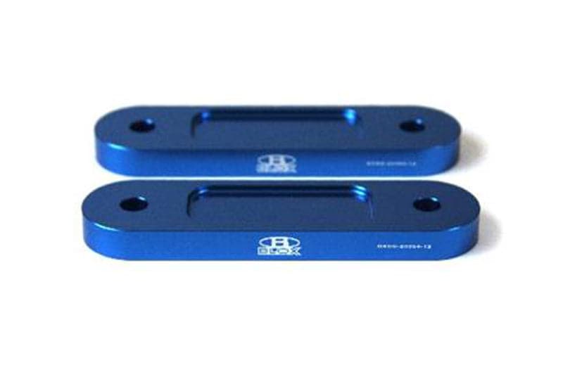 BLOX Racing Front 12mm Thin Spacer Bump Steer Kit - Blue