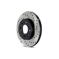 Stoptech Centric Front Cross-Drilled SportStop Drilled Rotor 350x32mm - 2017+ Civic Type R