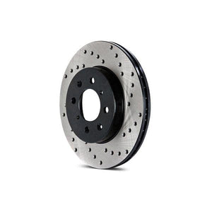 Stoptech Centric Front Cross-Drilled SportStop Drilled Rotor 350x32mm - 2017+ Civic Type R