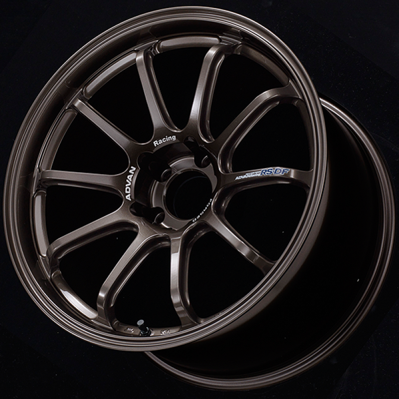 Advan RS-DF Progressive 18x9.5 +22 5-114.3 Dark Bronze Metallic Wheel