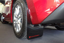 Rally Armor 2014+ Mazda3/Mazdaspeed3 UR Black Mud Flap w/ Red Logo