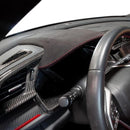 Revel GT Dry Carbon Center Dash Cover w/ Alcantara for 2017+ Honda Civic & Type R