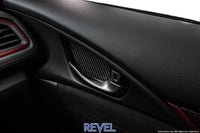 Revel GT Dry Carbon Inner Door Handle Trim for 2017+ Honda Civic & Type R (4 pieces)