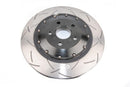 DBA 5000 Fully Assembled 2-Piece Black Rotor Hat T3 Slotted 350mm x 32mm for 17+ Honda Civic Type R
