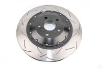 DBA 5000 Fully Assembled 2-Piece Black Rotor Hat T3 Slotted 350mm x 32mm for 17+ Honda Civic Type R
