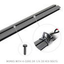 Juego de accesorios de riel transversal Go Rhino Universal XRS 37 3/4 - Tex.Negro