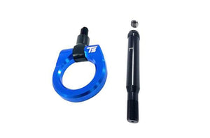 Torque Solution 2015+ Subaru WRX/STI Billet Gancho de remolque trasero azul (tqsTS-THR-SVA-BU)