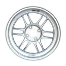 Enkei RPF1 16x8 4x100 38mm Offset 73mm Bore Silver Wheel for Miata 4-Lug / 02-06 Mini / Honda 4-Lug