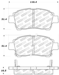 StopTech Performance Rear Brake Pads for 00-05 Celica GT-S