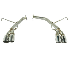 Observación 15-21 Subaru SPT WRX/STI Escape trasero del eje con punta de pared simple de acero inoxidable (remRO-TSSP-S)