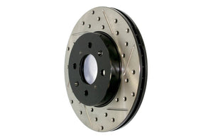 StopTech 2009-2019 Nissan 370Z SportStop Cryo Rotor delantero izquierdo ranurado y perforado (st127.42100CL)