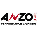 ANZO 2003-2005 Nissan 350Z Faros delanteros de cristal negros (121108)