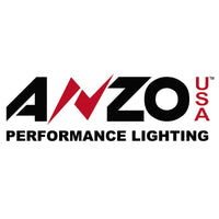 ANZO 2003-2005 Nissan 350Z Faros delanteros de cristal negros (121108)