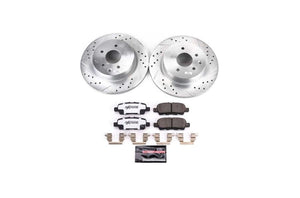 PowerStop 2018-2019 Nissan 370Z Kit de freno trasero Z26 Street Warrior (psbK8062-26)