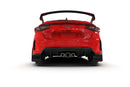 Rally Armor 2023+ Honda Civic Type R Red Mud Flap Black Logo