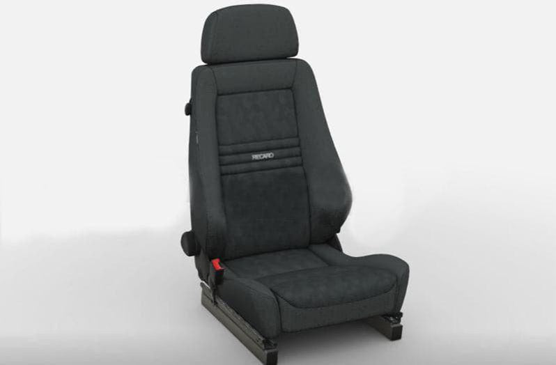 Recaro Specialist M Asiento derecho | Cuero negro/Artista negro (recLXW.00.000.LR11)