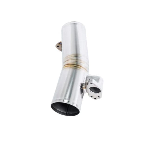 Tubo de entrada de turbocompresor de titanio PRL Motorsports para kit de turbo grande para Honda Civic 1.5T 2016-2021 (RAW-HC10-TK-INLET-TI)