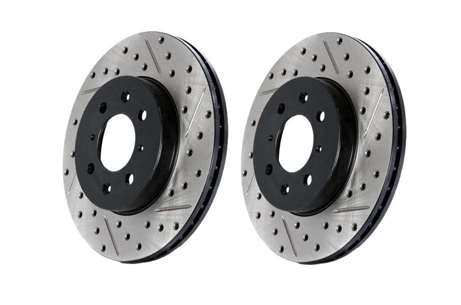SportStop Slotted & Drilled Front Right Rotor