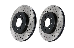 StopTech 2019- Nissan 370Z SportStop Rotor delantero derecho ranurado y perforado (st127.42100R)