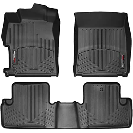 WeatherTech 2022+ Honda Civic Sedan (w/o 2nd Row USB Ports) Front + Rear Floor Liner - Black