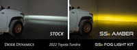 Diode Dynamics 2022 Toyota Tundra SS6 Kit de luces antiniebla LED - Ámbar ancho