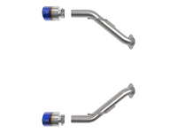 aFe 2023+ Nissan Z V6-3.0L (tt) Takeda Stainless Steel Axle-Back Exhaust System w/ Blue Flame Tip
