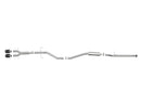 aFe Takeda 2.5in 304SS Cat-Back Exhaust System w/ Carbon Tips for 17-20 Honda Civic Si Sedan I4 1.5L