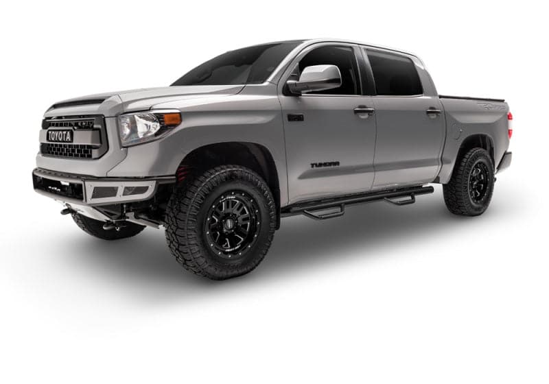 N-Fab 2022 Toyota Tundra Crew Max Cab 5.6ft Bed W2W - 3in Nerf Steps - Gloss Black (w/o Bed Access)